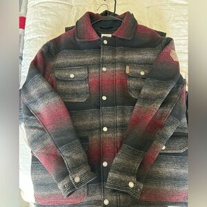 Cinch wool/ cotton jacket